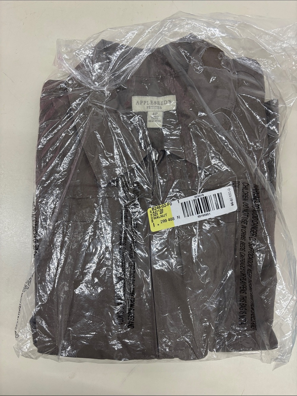 NWT Appleseed's Girls Brown Jacket